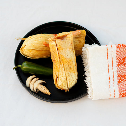 Tamal de Champiñones con Queso (4pz)